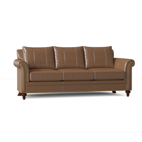 BradingtonYoung Richardson 91'' Leather Sofa Wayfair